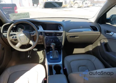 2010 Audi A4 2.0T Premium from USA, damaged, VIN WAUBFAFL3AN006648